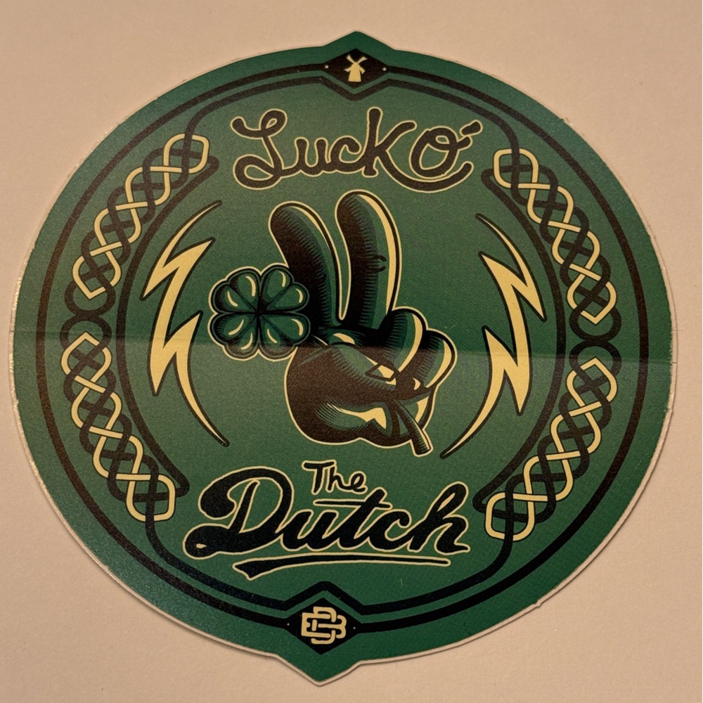 Dutch Bros old time sticker